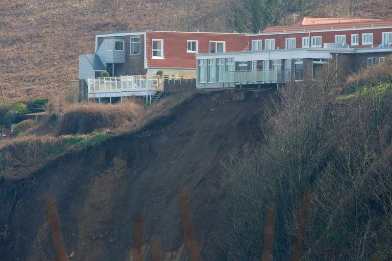 After the fall. Image: Jersey Evening Post